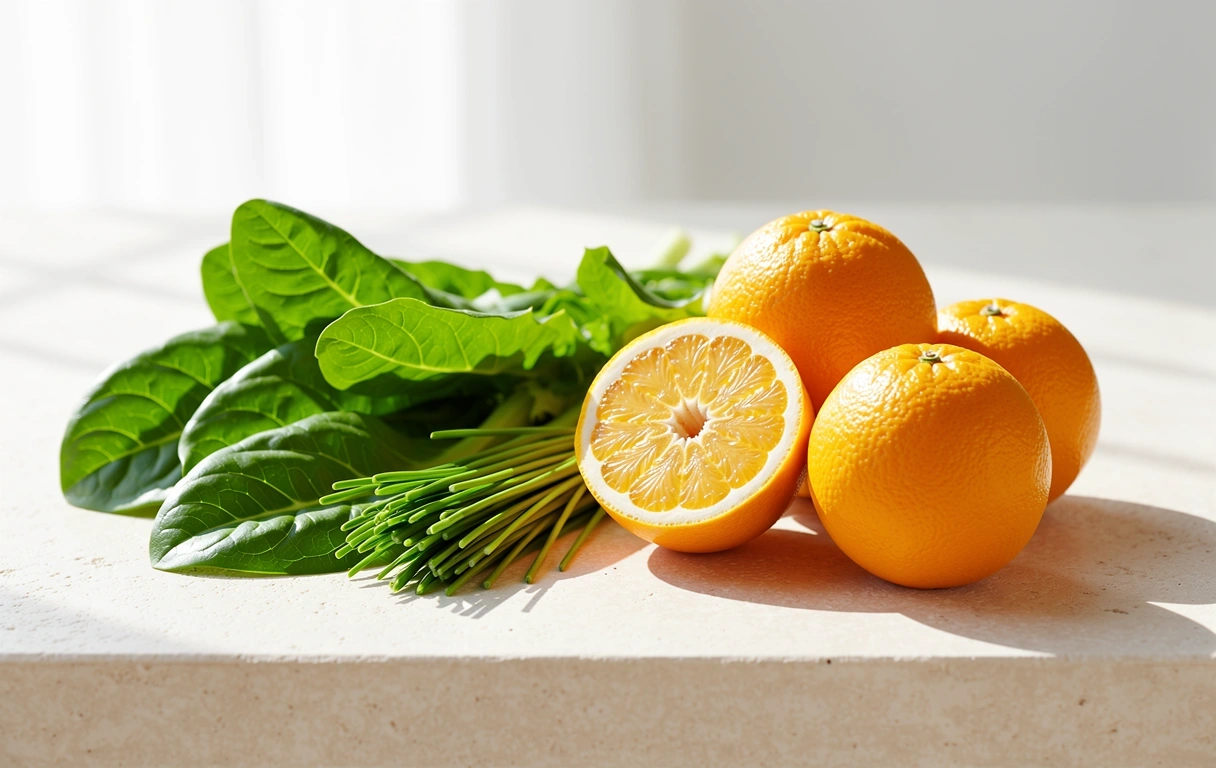 Frische Zutaten für gesunde Ernährung